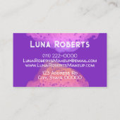 geschilderd regenboog Visitekaartje (Achterkant)