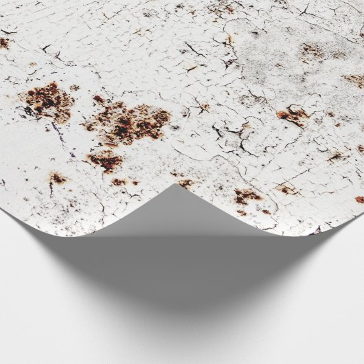 Geschilderd roestig metaal inpakpapier (Hoek)