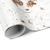 Geschilderd roestig metaal inpakpapier (Rol Hoek)