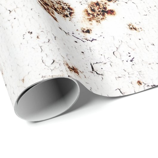 Geschilderd roestig metaal inpakpapier (Rol Hoek)