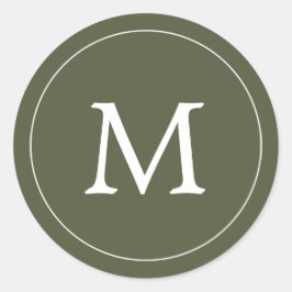 Geschilderd Roos Boho bruiloft Ronde Sticker