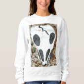 geschilderd sweatshirt van de schedel (Voorkant)