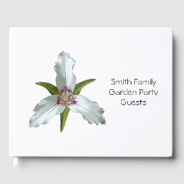 Geschilderd Trillium Spring Wildflower Gastenboek