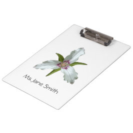Geschilderd Trillium Spring Wildflower Klembord