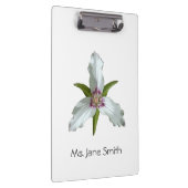 Geschilderd Trillium Spring Wildflower Klembord (Rechts)