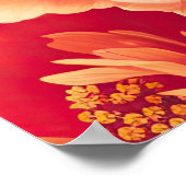 Geschilderd Upclose Bloemen Vet 4:3 Poster (Hoek)