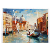 Geschilderd Venetië, Italië Groot Cadeauzakje (Achterkant)