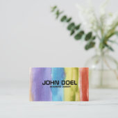 geschilderd visitekaartje (Staand voorkant)