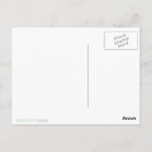 geschilderd vlinder briefkaart (Achterkant)
