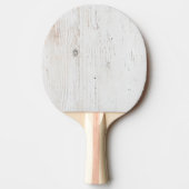 Geschilderd Wit Hout Tafeltennisbatje (Voorkant)