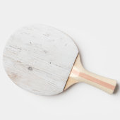 Geschilderd Wit Hout Tafeltennisbatje (Zijkant)