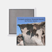 Geschilderd zandsteen, Ensenada Grande Magneet (Voorkant / Achterkant)