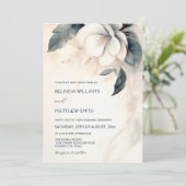 Geschilderde 3 dimensionale bloem kaart (Staand voorkant)