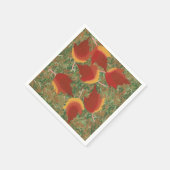 Geschilderde Abstracte herfstbladeren Papieren ser Servetten (Hoek)