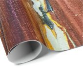 Geschilderde abstracte strepen cadeaupapier (Rol Hoek)