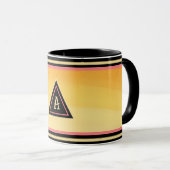 Geschilderde achtergrond mok (Voorkant rechts)