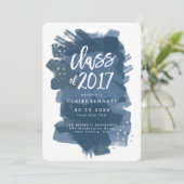 Geschilderde Afstudeerklas van 2017 Afstuderen Aankondiging (Staand voorkant)