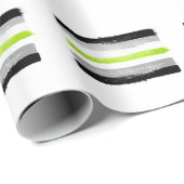 GESCHILDERDE AGENDER PRIDE VLAG CADEAUPAPIER (Rol Hoek)
