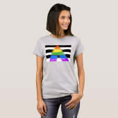 Geschilderde Ally Pride T-shirt (Voorkant volledig)