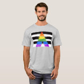 Geschilderde Ally Pride T-shirt (Voorkant volledig)