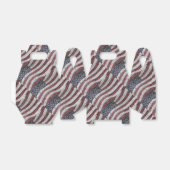 Geschilderde Amerikaanse vlag op bakstenen muurtex Bedankdoosjes (Uitgevouwen)