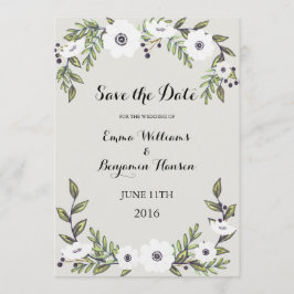 Geschilderde Anemonen - Save the Date