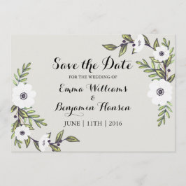 Geschilderde Anemonen - Save the Date