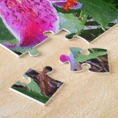 Geschilderde Aziatische Stargazer Bloementuin Puzz Legpuzzel (Zijkant)