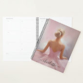 Geschilderde Ballerina in Roze Planner (Display)