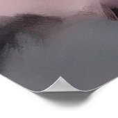 Geschilderde Ballerina in Roze Poster (Hoek)