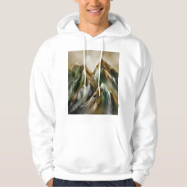 Geschilderde Bergen Hoodie