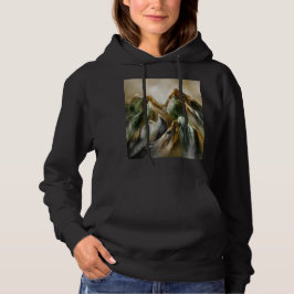 Geschilderde Bergen Hoodie