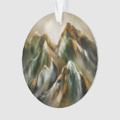 Geschilderde bergen ornament (voorkant)