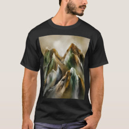 Geschilderde Bergen T-shirt