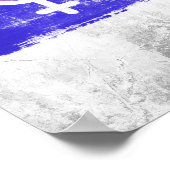 GESCHILDERDE BISEKSUELE SYMBOOL PRIDE VLAG POSTER (Hoek)