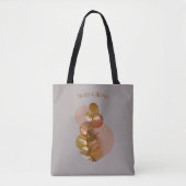 Geschilderde bladeren gepersonaliseerd tote bag (Voorkant)