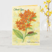 Geschilderde Bloemblaadjes - Weinig bloemen Kaart (Gele Bloem)