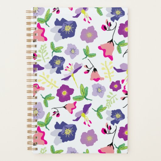 Geschilderde Bloemblad Planner (Voorkant)