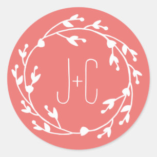 Geschilderde bloemen gunstiger Sticker