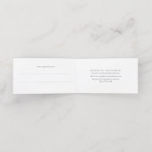 Geschilderde Bloemen Haar Stylist Afspraak Gevouwe Afsprakenkaart (Binnenkant ongevouwen)