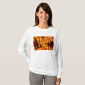 Geschilderde bloemen T-shirt (Voorkant volledig)