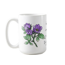 Geschilderde bloemen, voor de 1e keer oma