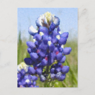 "Geschilderde" Bluebonnet Briefkaart