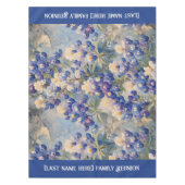 Geschilderde Bluebonnets, Country Chic Family Reun Tafelkleed (Voorkant)
