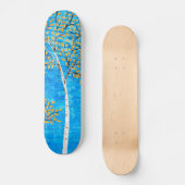 geschilderde bomen persoonlijk skateboard (Voorkant)