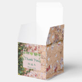 Geschilderde Bricks Green Ivy Wedding Favoriete Bo Bedankdoosjes (Geopend)