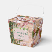 Geschilderde Bricks Green Ivy Wedding Favoriete Bo Bedankdoosjes (Voorkant Zijde)