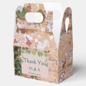 Geschilderde Bricks Green Ivy Wedding Favoriete Bo Bedankdoosjes (Geopend)