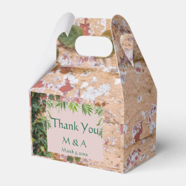 Geschilderde Bricks Green Ivy Wedding Favoriete Bo Bedankdoosjes