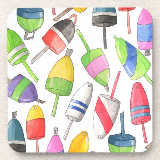 Geschilderde broodboeien bier onderzetter (Voorkant)